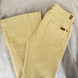 7 For All Mankind Brown DOJO Jeans Girl's Size 12